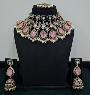 Kundan Bride Set 04538 - KRISHNA'S SWETA JEWELLERY