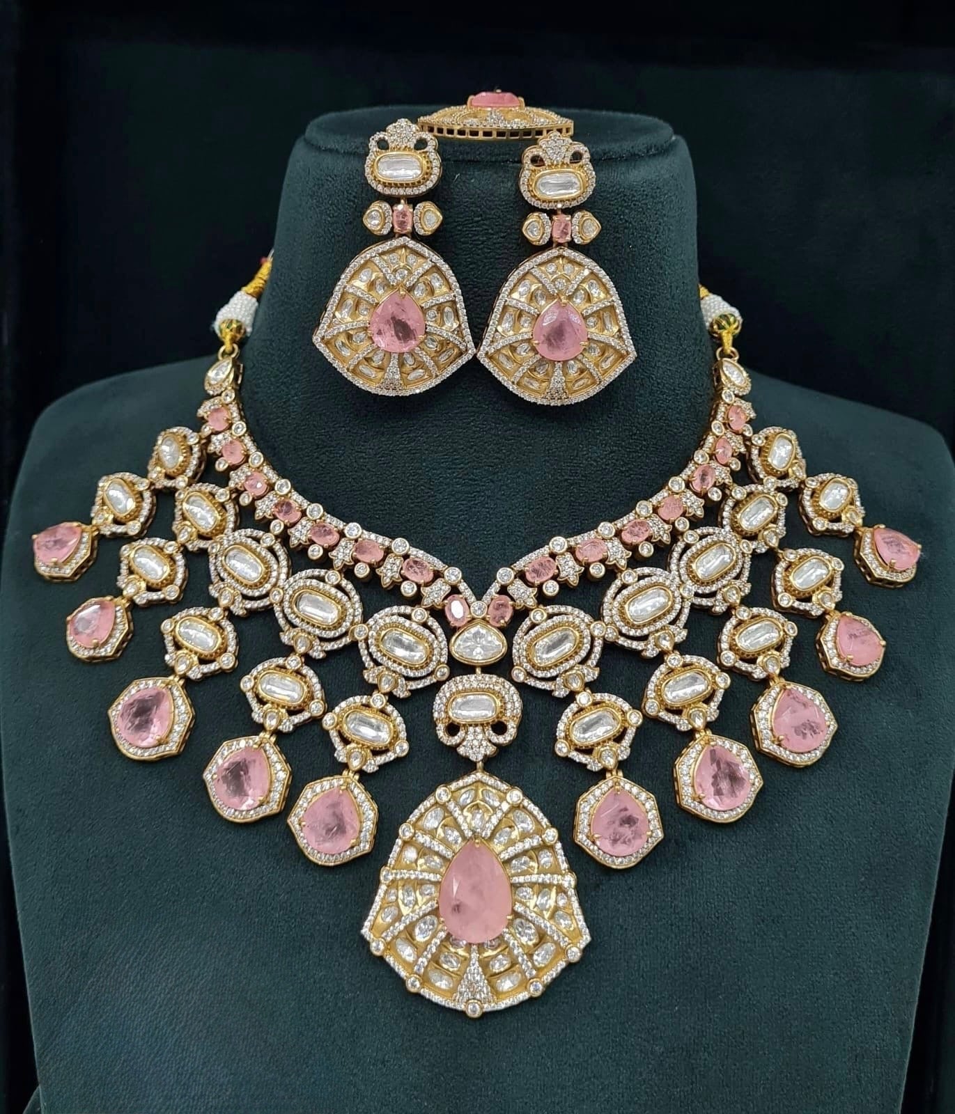 Kundan Bride Set 05501 - KRISHNA'S SWETA JEWELLERY