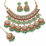 Kundan Bride Set 06442 - KRISHNA'S SWETA JEWELLERY