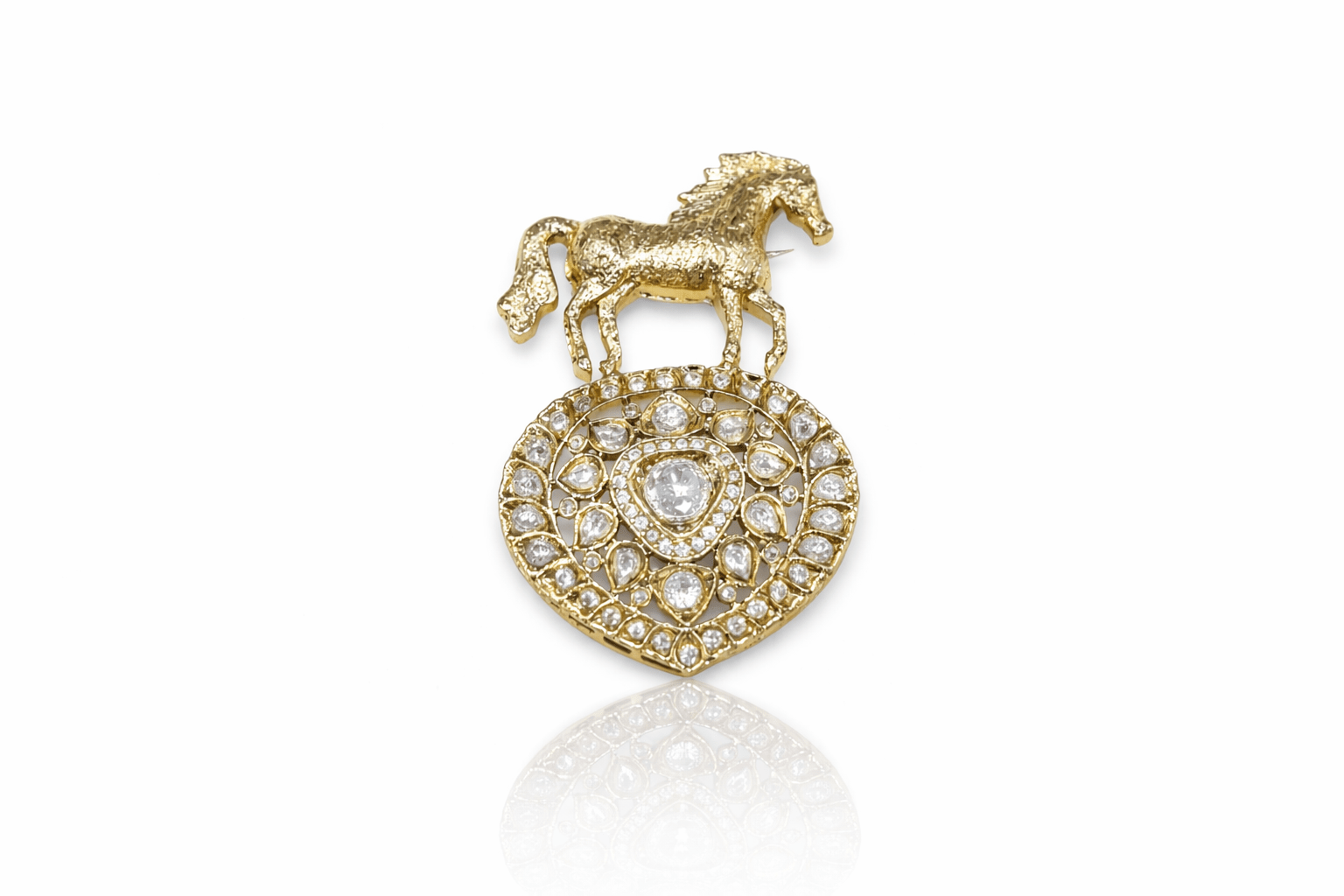 Kundan brooch 02138 - KRISHNA'S SWETA JEWELLERY