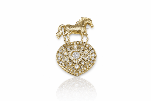Kundan brooch 02138 - KRISHNA'S SWETA JEWELLERY