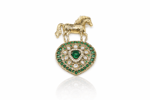 Kundan brooch 02138 - KRISHNA'S SWETA JEWELLERY