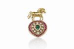 Kundan brooch 02138 - KRISHNA'S SWETA JEWELLERY
