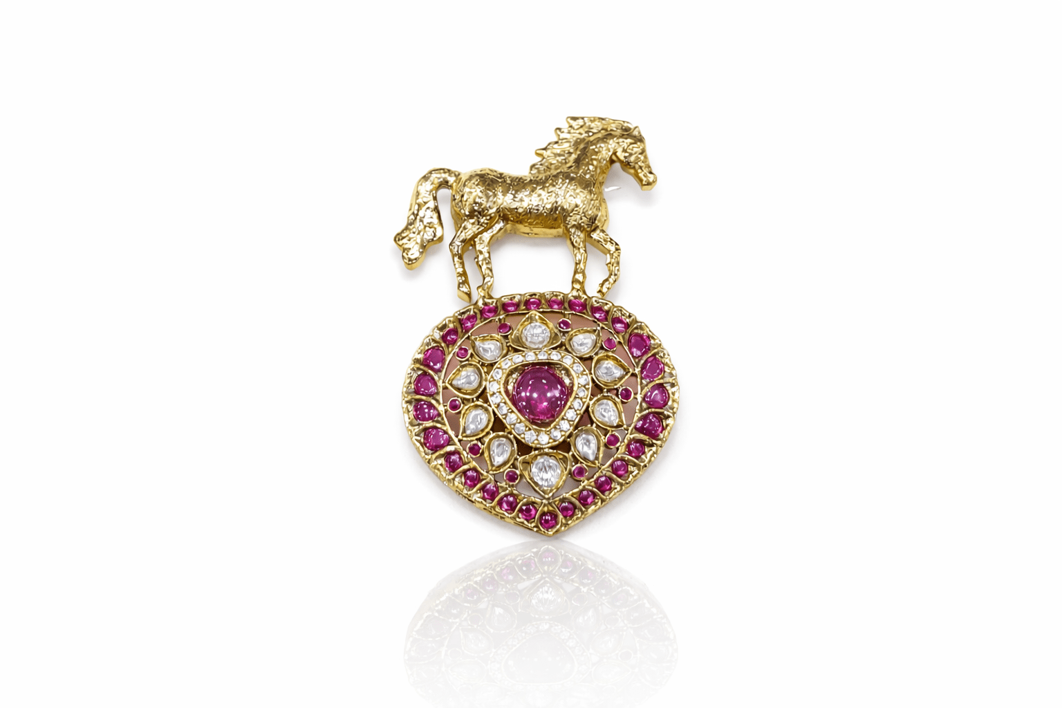 Kundan brooch 02138 - KRISHNA'S SWETA JEWELLERY