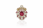 Kundan brooch 02140 - KRISHNA'S SWETA JEWELLERY