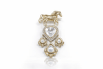 Kundan Brooch 02303 - KRISHNA'S SWETA JEWELLERY