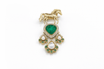 Kundan Brooch 02303 - KRISHNA'S SWETA JEWELLERY