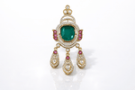 Kundan brooch 02305 - KRISHNA'S SWETA JEWELLERY