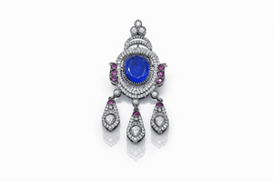 Kundan brooch 02305 - KRISHNA'S SWETA JEWELLERY