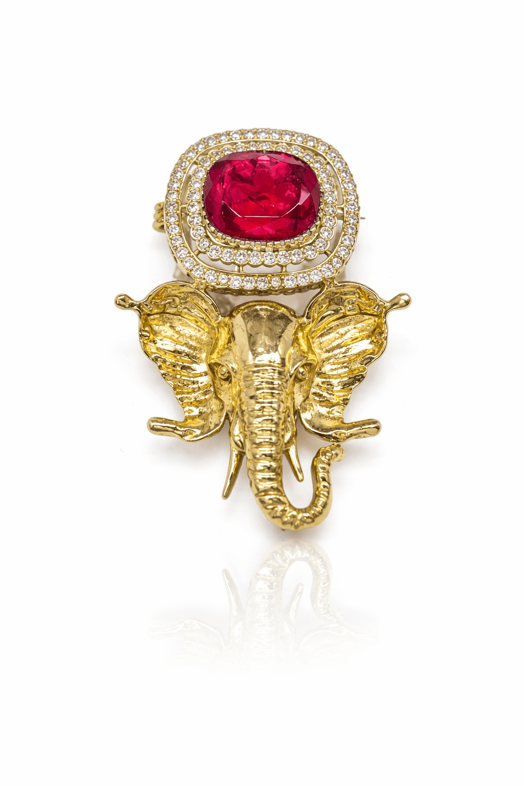 Kundan brooch 02306 - KRISHNA'S SWETA JEWELLERY