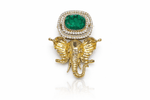 Kundan brooch 02306 - KRISHNA'S SWETA JEWELLERY