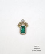 Kundan brooch 02477 - KRISHNA'S SWETA JEWELLERY