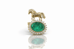 Kundan brooch 02748 - KRISHNA'S SWETA JEWELLERY