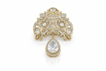 Kundan brooch 03043 - KRISHNA'S SWETA JEWELLERY