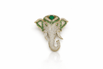 Kundan Brooch 06837 - KRISHNA'S SWETA JEWELLERY