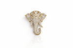 Kundan Brooch 06837 - KRISHNA'S SWETA JEWELLERY