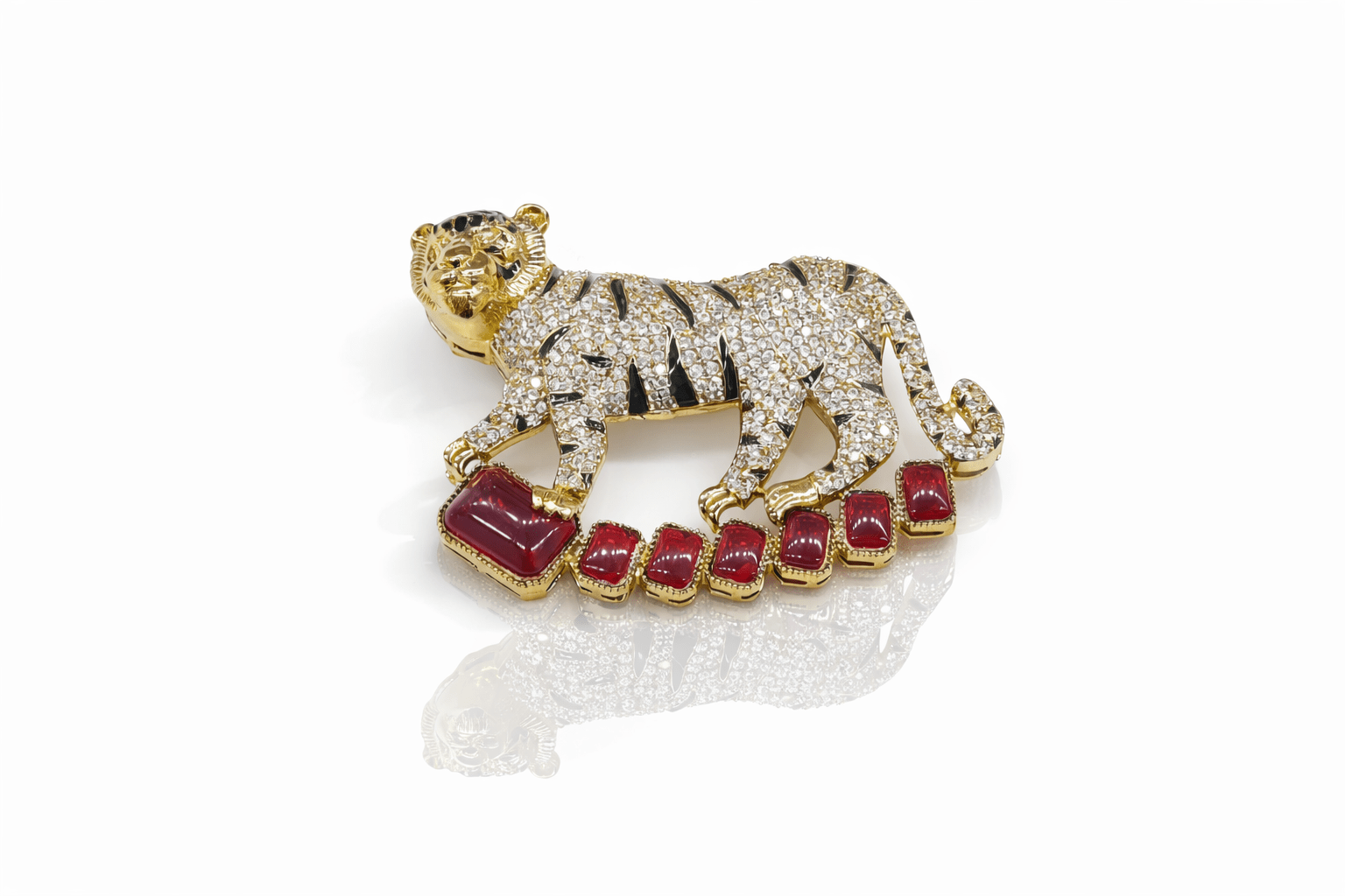 Kundan Brooch 07209 - KRISHNA'S SWETA JEWELLERY
