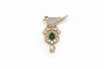 Kundan Brooch 09055 - KRISHNA'S SWETA JEWELLERY