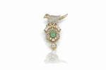 Kundan Brooch 09055 - KRISHNA'S SWETA JEWELLERY