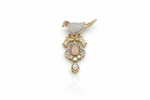 Kundan Brooch 09055 - KRISHNA'S SWETA JEWELLERY