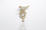 Kundan Brooch 09055 - KRISHNA'S SWETA JEWELLERY