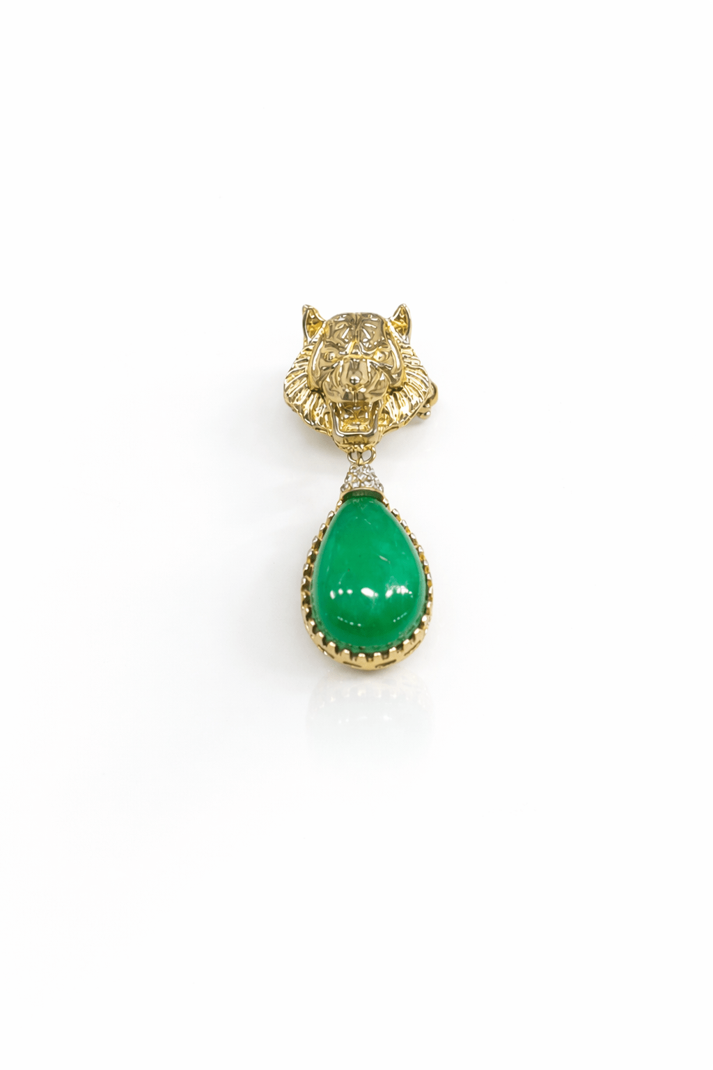 Kundan Brooch 09059 - KRISHNA'S SWETA JEWELLERY