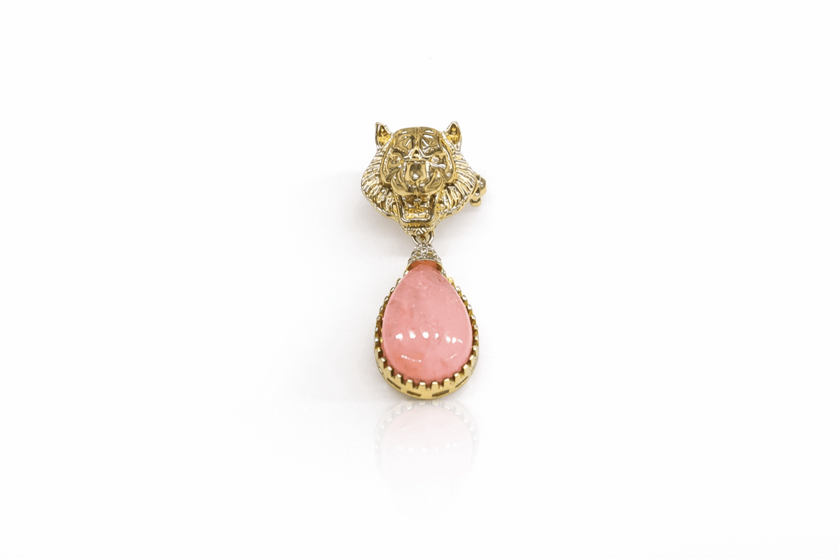 Kundan Brooch 09059 - KRISHNA'S SWETA JEWELLERY