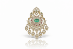 Kundan Brooch 09376 - KRISHNA'S SWETA JEWELLERY