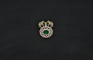 Kundan Brooch 11444 - KRISHNA'S SWETA JEWELLERY