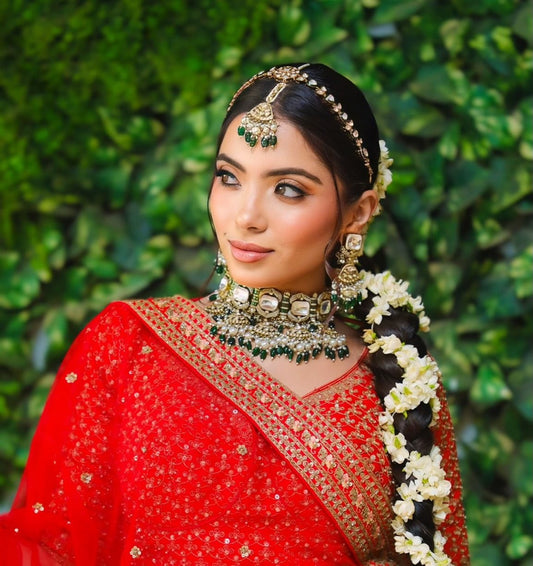 Kundan choker 01719 - KRISHNA'S SWETA JEWELLERY