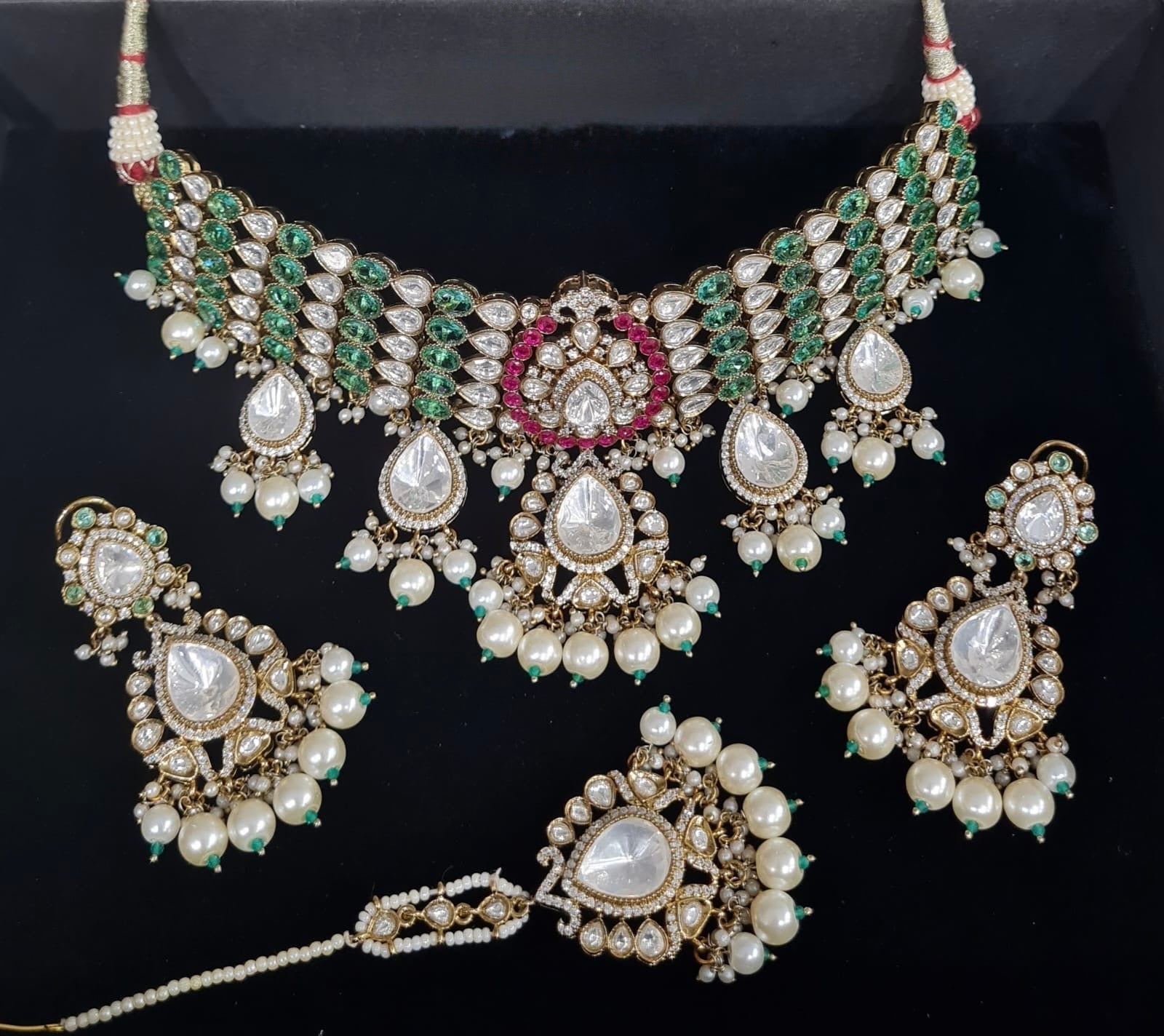 Kundan Choker 05346 - KRISHNA'S SWETA JEWELLERY