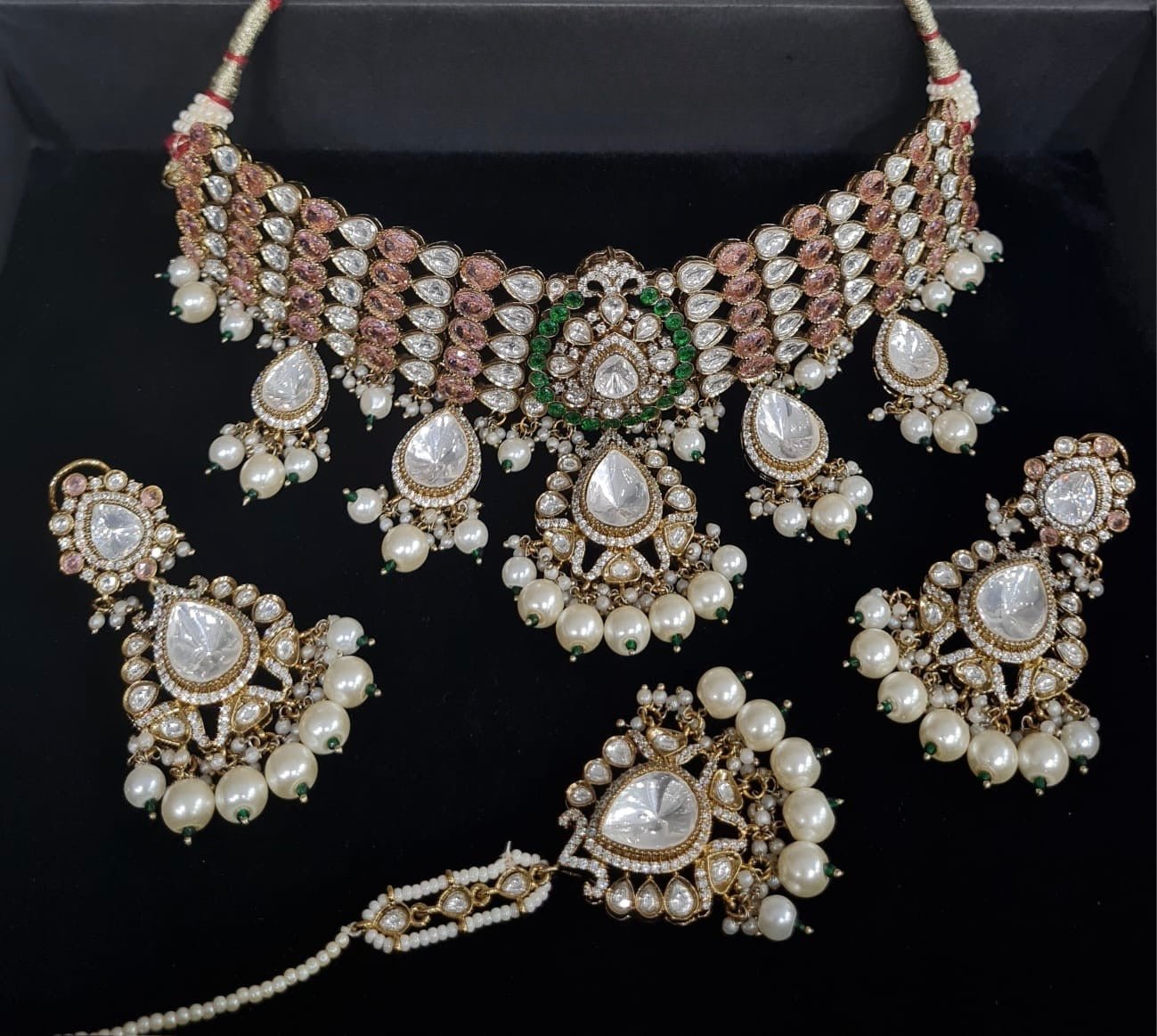 Kundan Choker 05346 - KRISHNA'S SWETA JEWELLERY