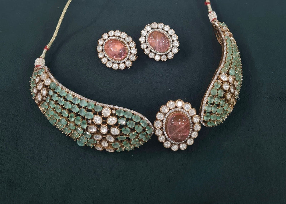 Kundan Choker 06562 - KRISHNA'S SWETA JEWELLERY