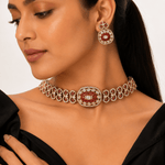 Kundan Choker 08943 - KRISHNA'S SWETA JEWELLERY