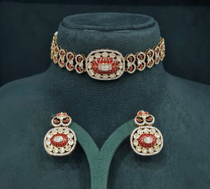 Kundan Choker 08943 - KRISHNA'S SWETA JEWELLERY
