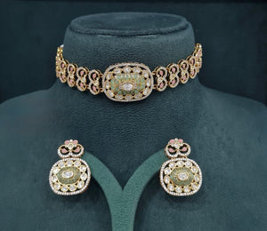 Kundan Choker 08943 - KRISHNA'S SWETA JEWELLERY