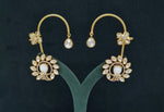 Kundan Earcuff 07567 - KRISHNA'S SWETA JEWELLERY