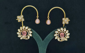 Kundan Earcuff 07567 - KRISHNA'S SWETA JEWELLERY