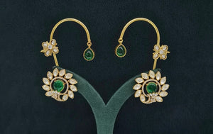 Kundan Earcuff 07567 - KRISHNA'S SWETA JEWELLERY