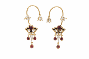 Kundan Earcuff 07866 - KRISHNA'S SWETA JEWELLERY