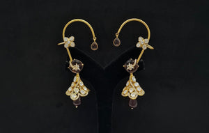 Kundan Earcuff 08208 - KRISHNA'S SWETA JEWELLERY