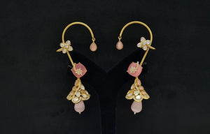 Kundan Earcuff 08208 - KRISHNA'S SWETA JEWELLERY