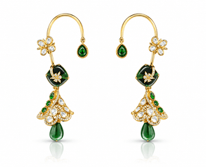 Kundan Earcuff 08208 - KRISHNA'S SWETA JEWELLERY