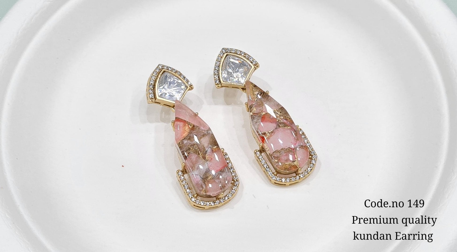 Kundan Earring 00110 - KRISHNA'S SWETA JEWELLERY