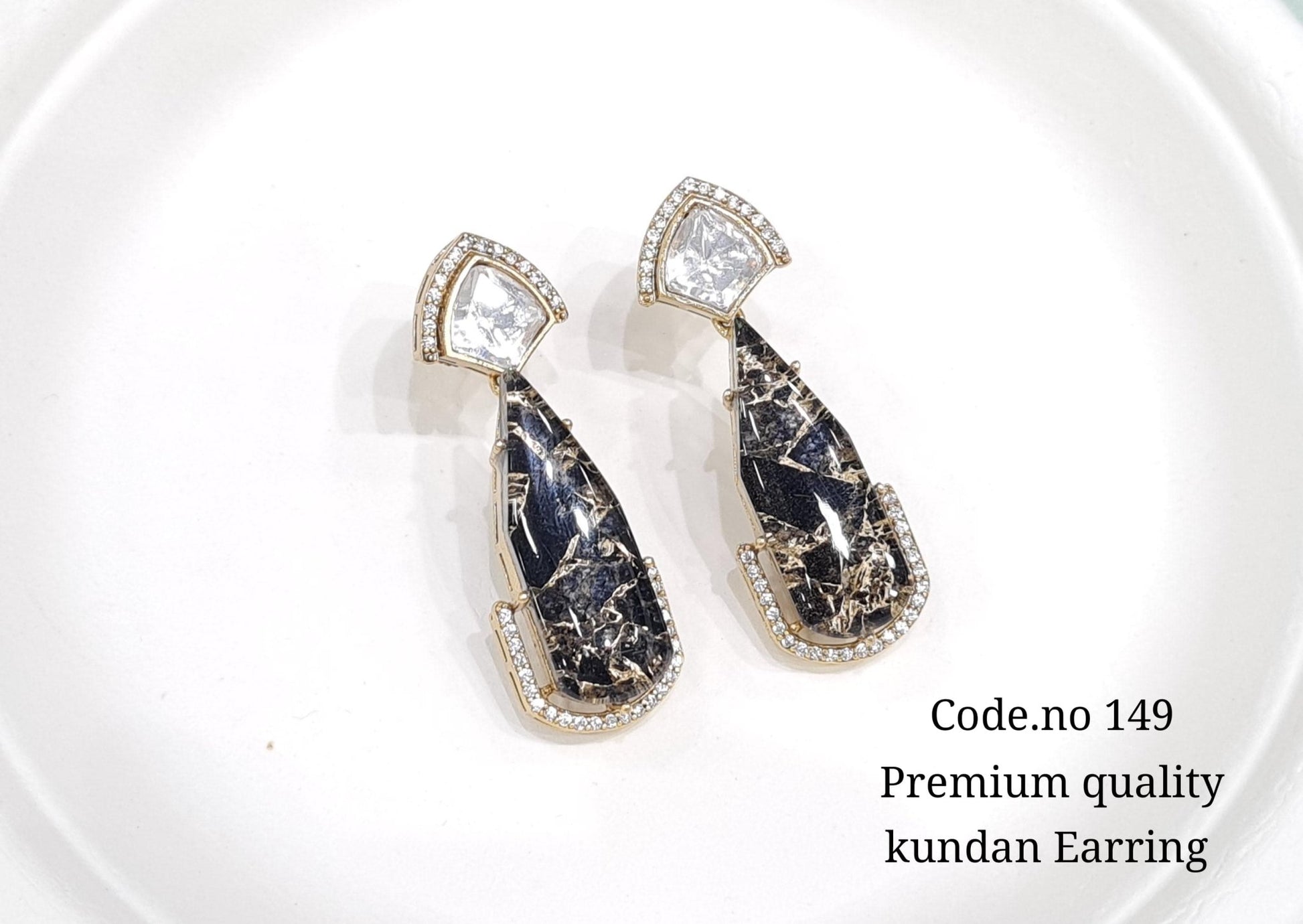 Kundan Earring 00110 - KRISHNA'S SWETA JEWELLERY