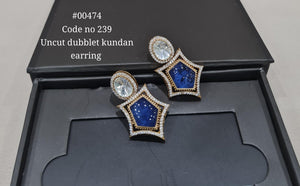 Kundan earring 00474 - KRISHNA'S SWETA JEWELLERY