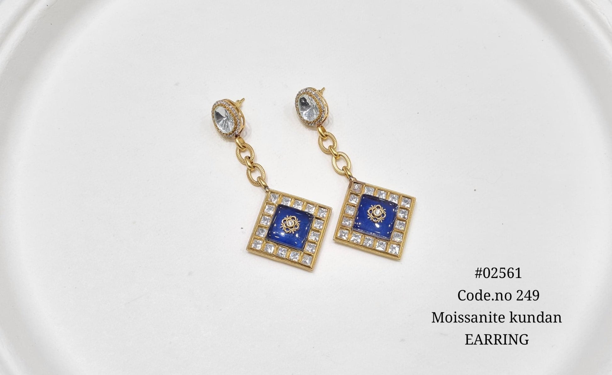 Kundan earring 02561 - KRISHNA'S SWETA JEWELLERY