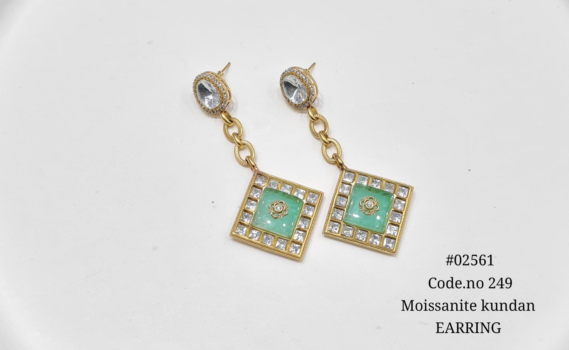 Kundan earring 02561 - KRISHNA'S SWETA JEWELLERY