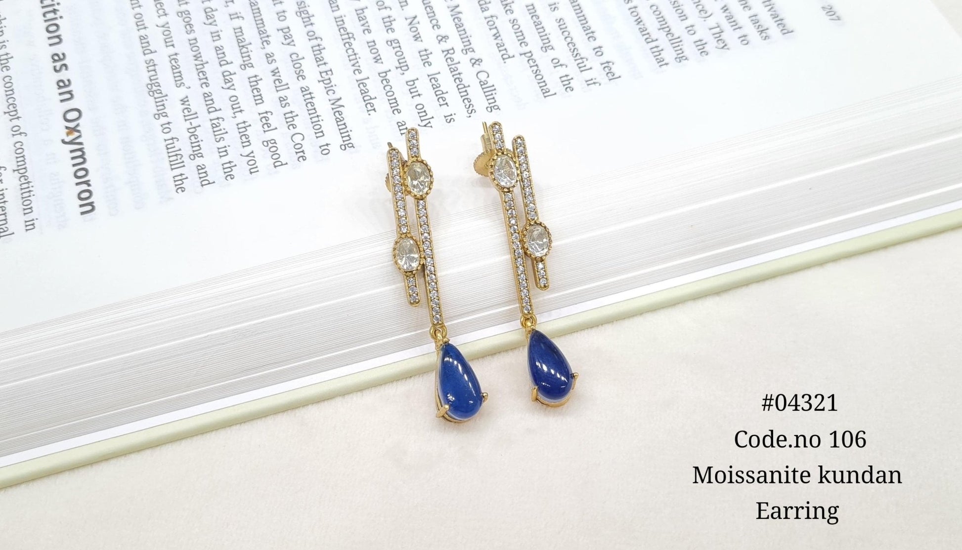 Kundan Earring 04321 - KRISHNA'S SWETA JEWELLERY