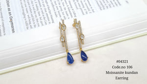 Kundan Earring 04321 - KRISHNA'S SWETA JEWELLERY